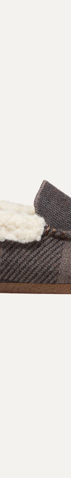 The Men's Slipper - Brown Buffalo Check