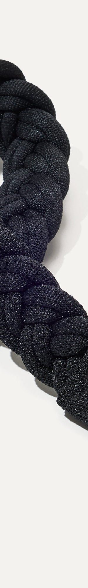 The Shoulder Strap - Black Braid