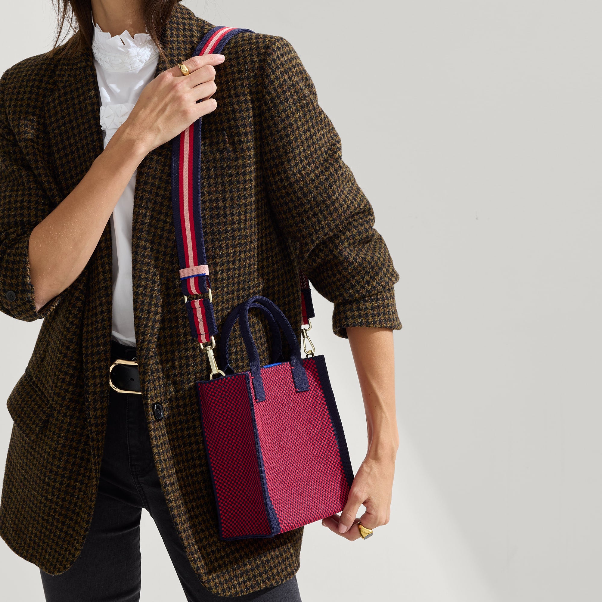 The Crossbody Strap - Confetti Stripe - Image 2