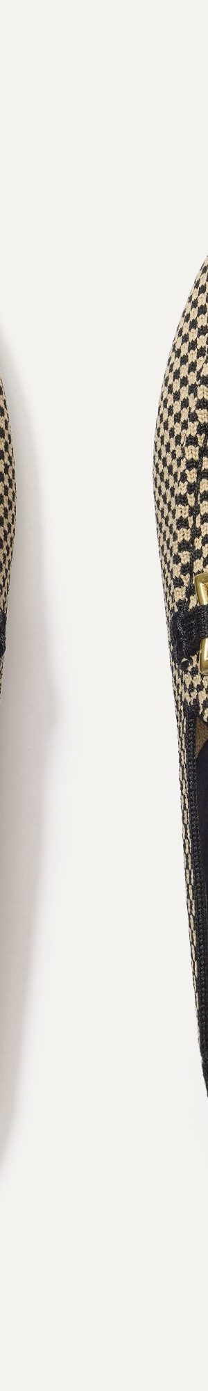 The Double Bit Loafer Mule - Classic Micro Check