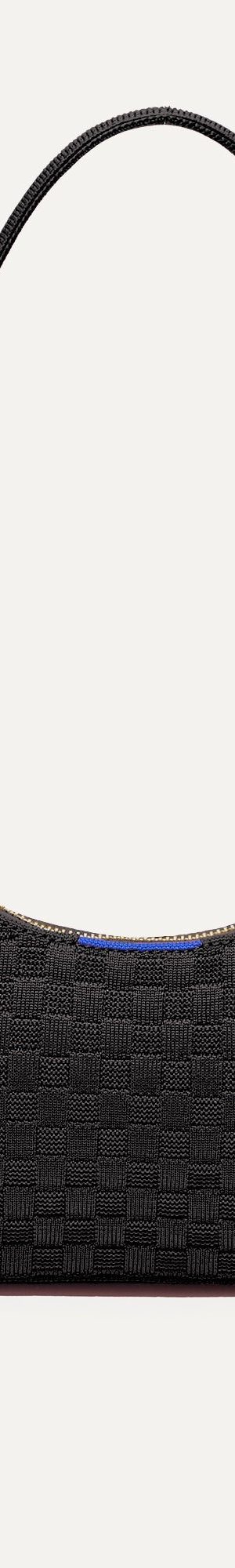 The Mini Shoulder Bag - Black Sand