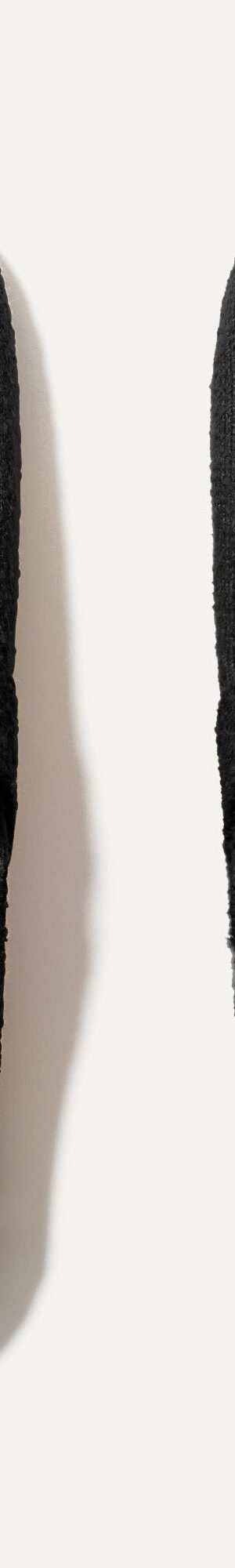 The Buckle Clog - Soft Black Bouclé