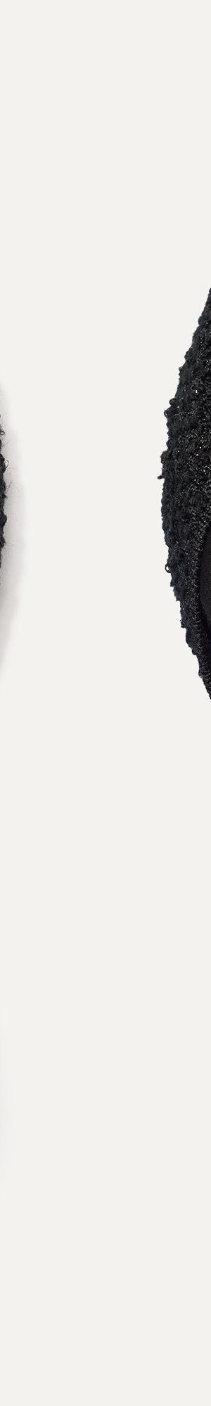 The Almond Slingback - Black Bouclé