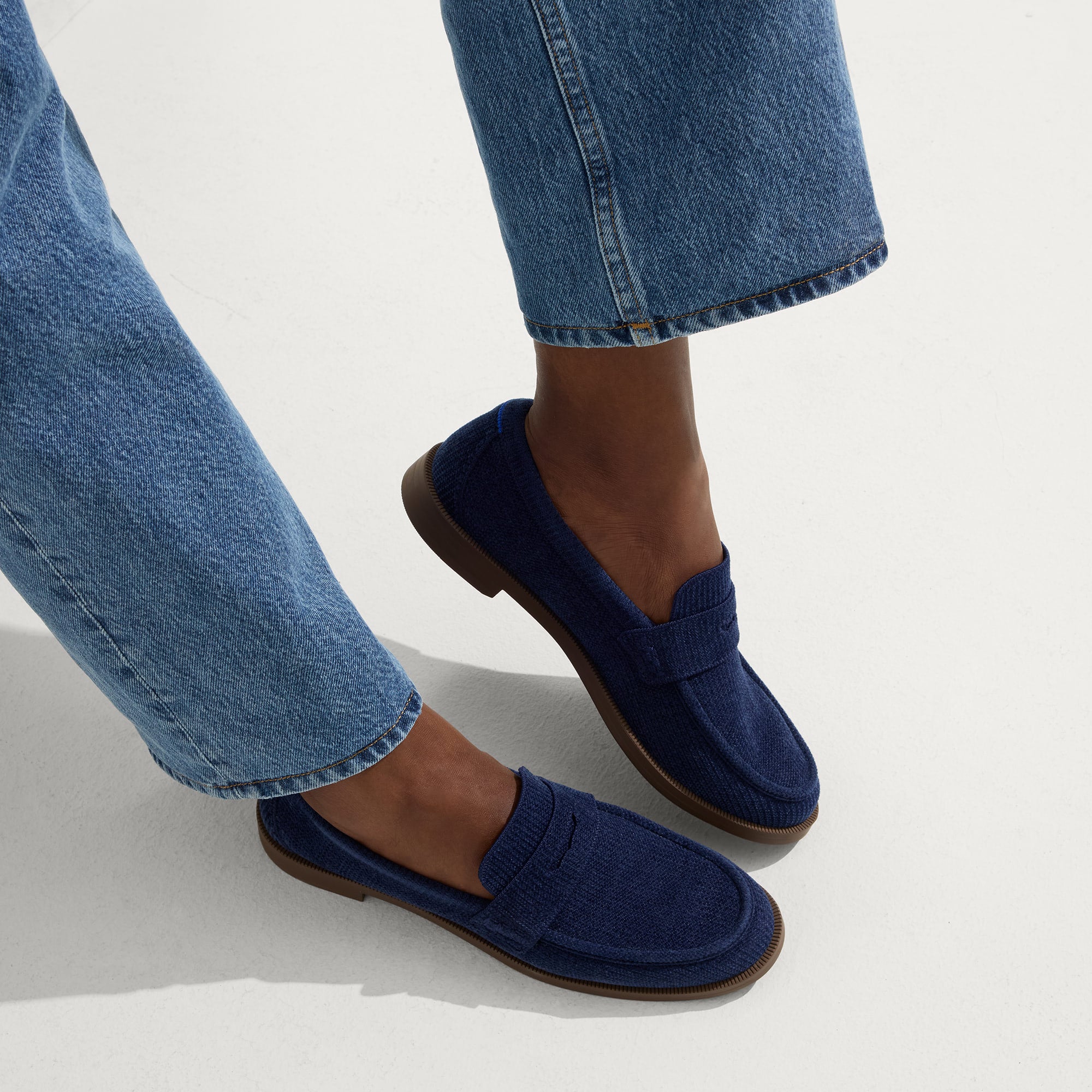 The ReVelvet™ Penny Loafer - ReVelvet™ Navy - Image 3