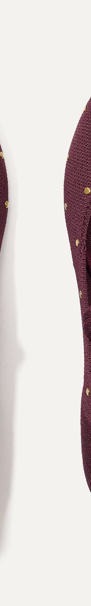 The Square Mary Jane - Studded Syrah